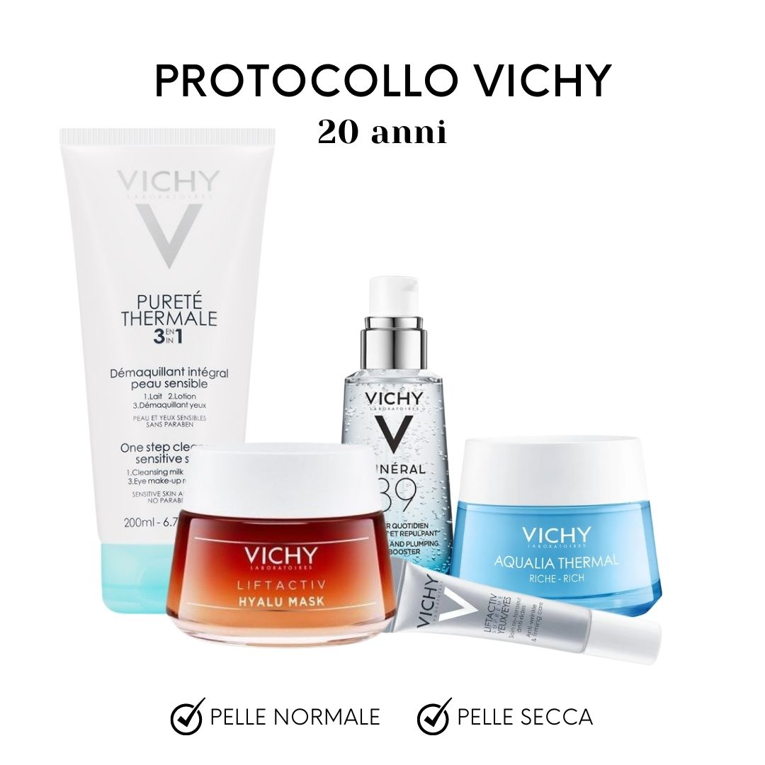 Skincare Protocollo Vichy Pelle da Normale a Secca 20 Anni
