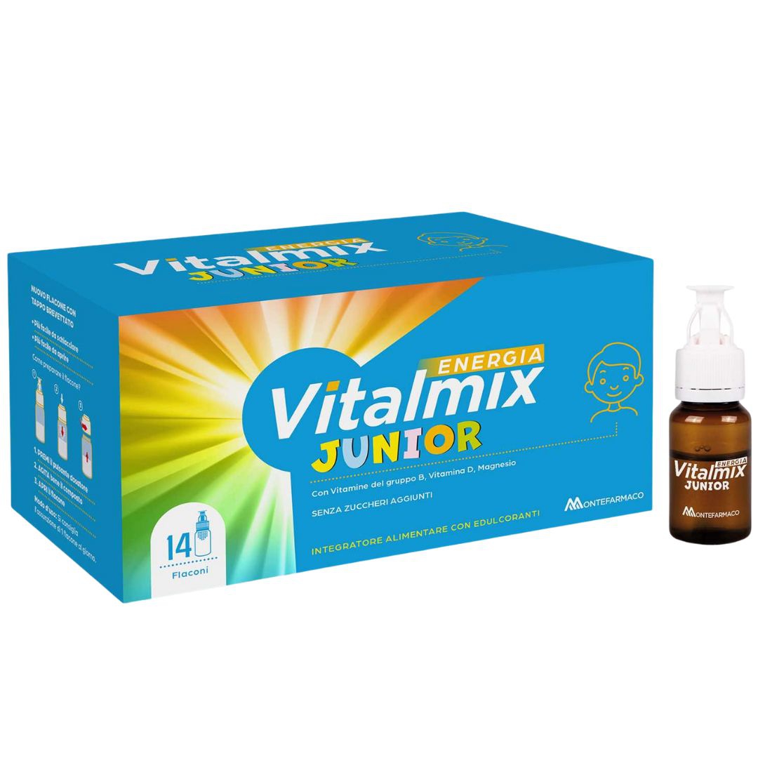 Vitalmix Junior Integratore Energizzante per l'Organismo 12 flaconcini