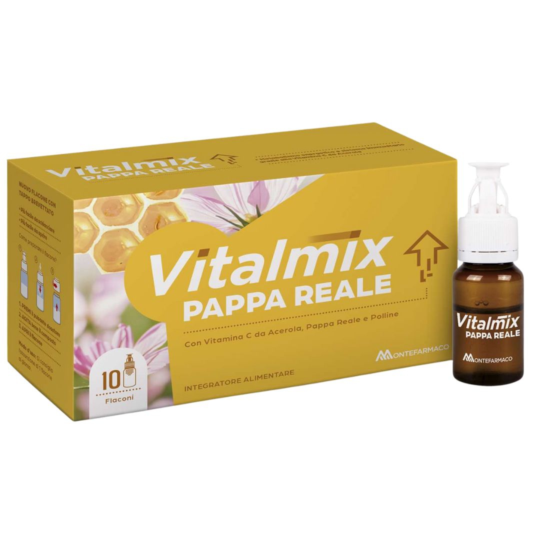 Vitalmix Pappa Reale Energia per l'Organismo Tonico con Vitamina B 10Flaconcini