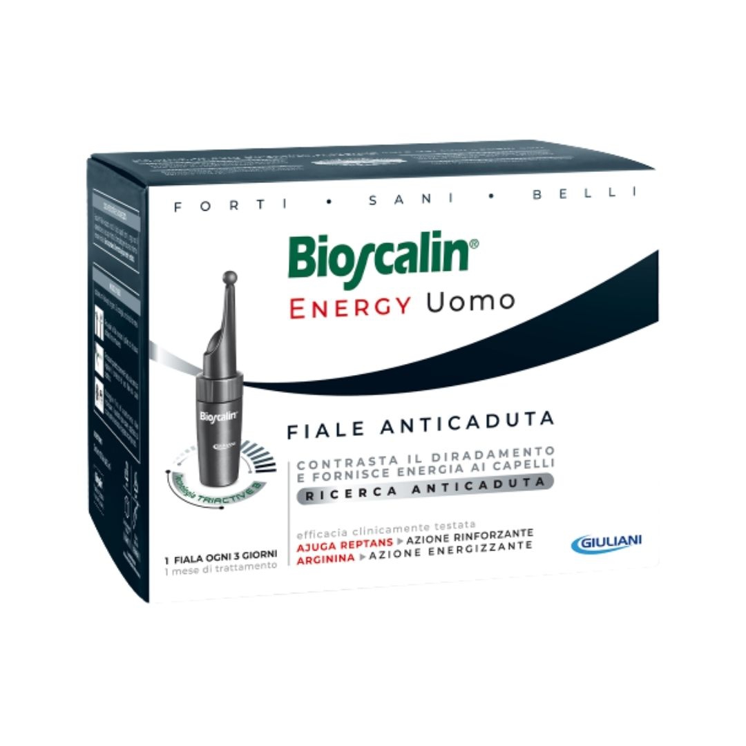 Bioscalin Energy Uomo Trattamento Anticaduta dei Capelli 10 Fiale