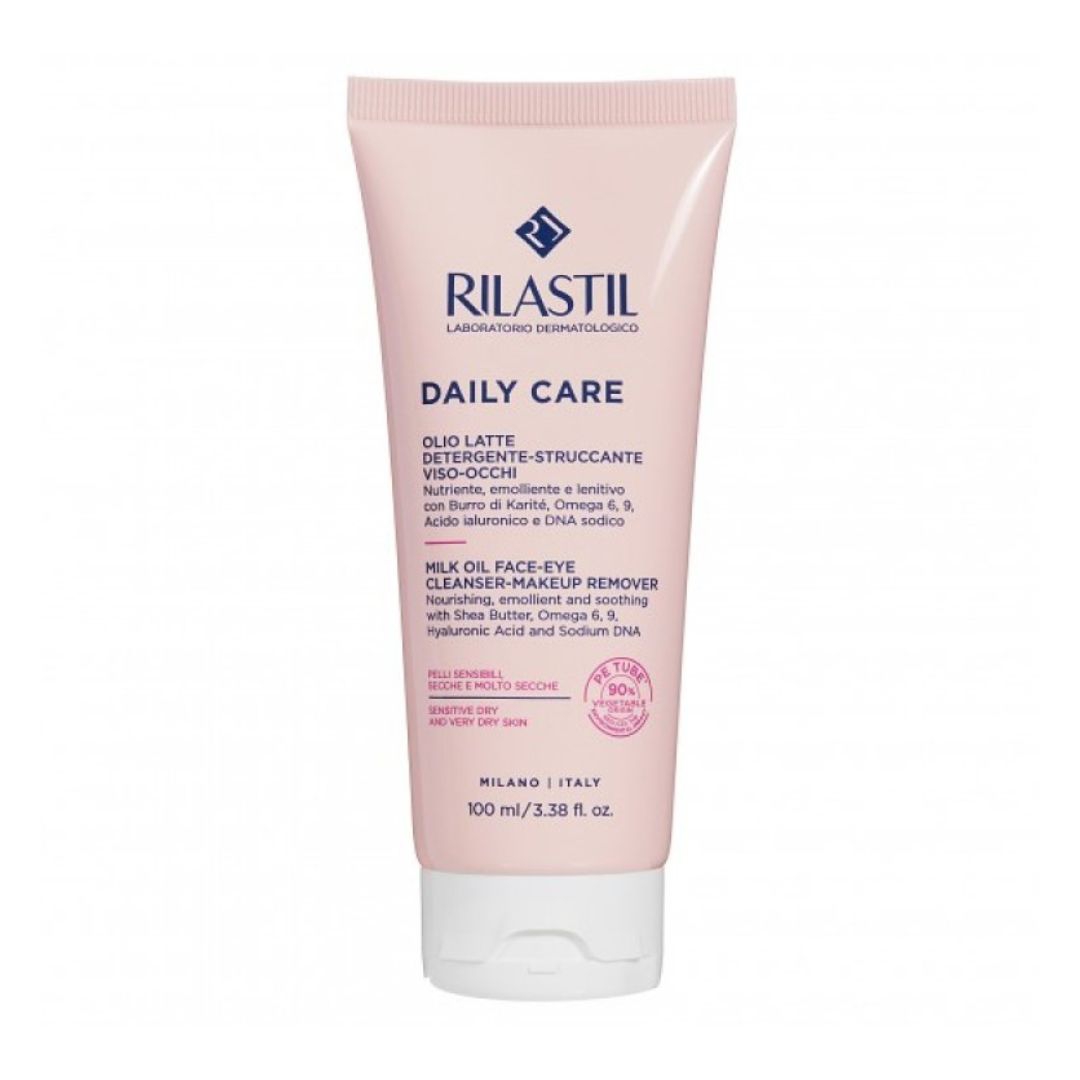 Rilastil Daily Care Olio Latte Detergente Struccante Viso e Occhi 100 ml