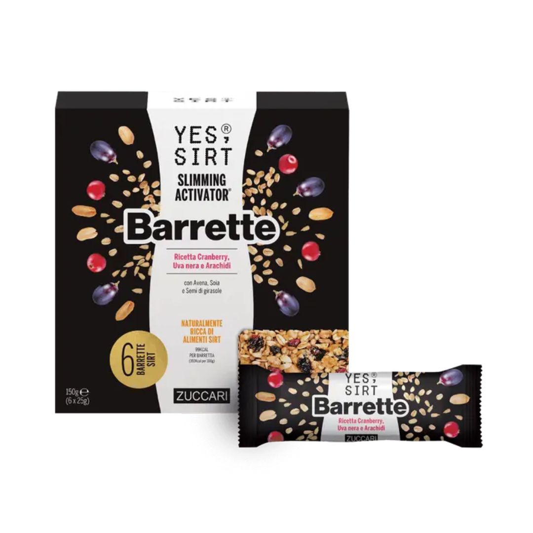 Yes Sirt Slimming Activator Cranberry/Uva Nera/ Arachidi 6 Barrette