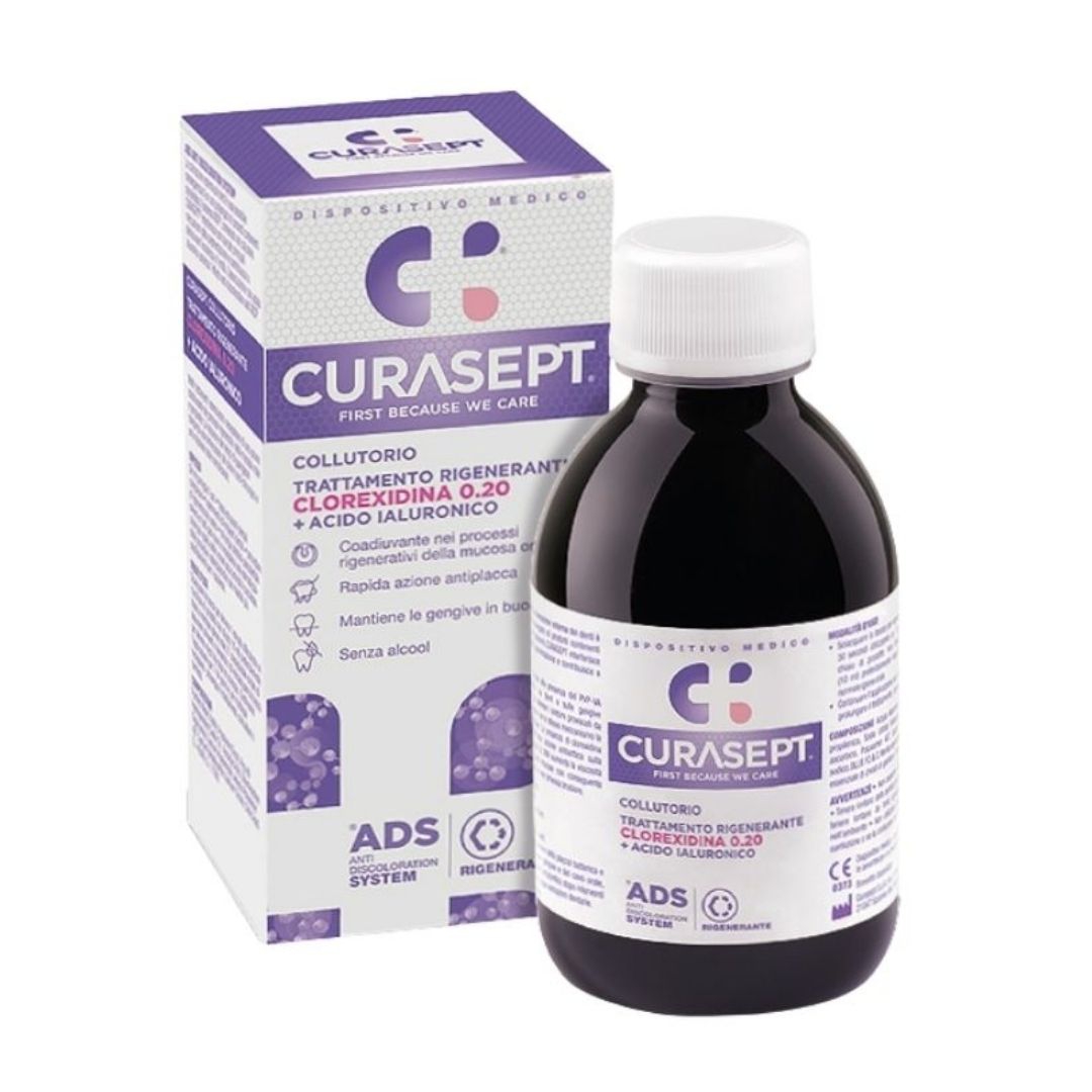 Curasept Collutorio Trattamento Rigenerante Clorexidina 0.20 200 ml