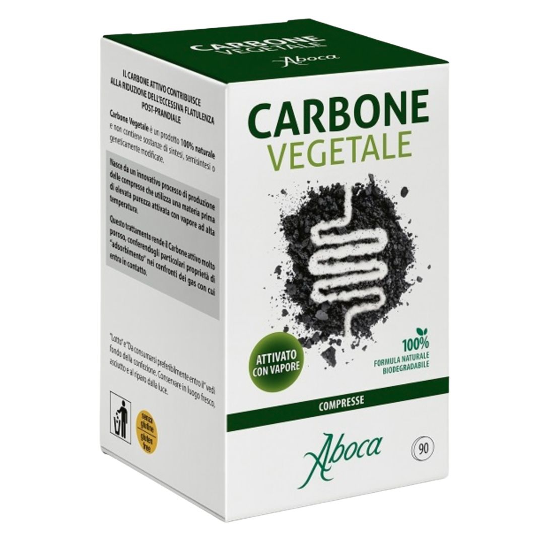 Aboca Carbone Vegetale Integratore Alimentare 90 compresse