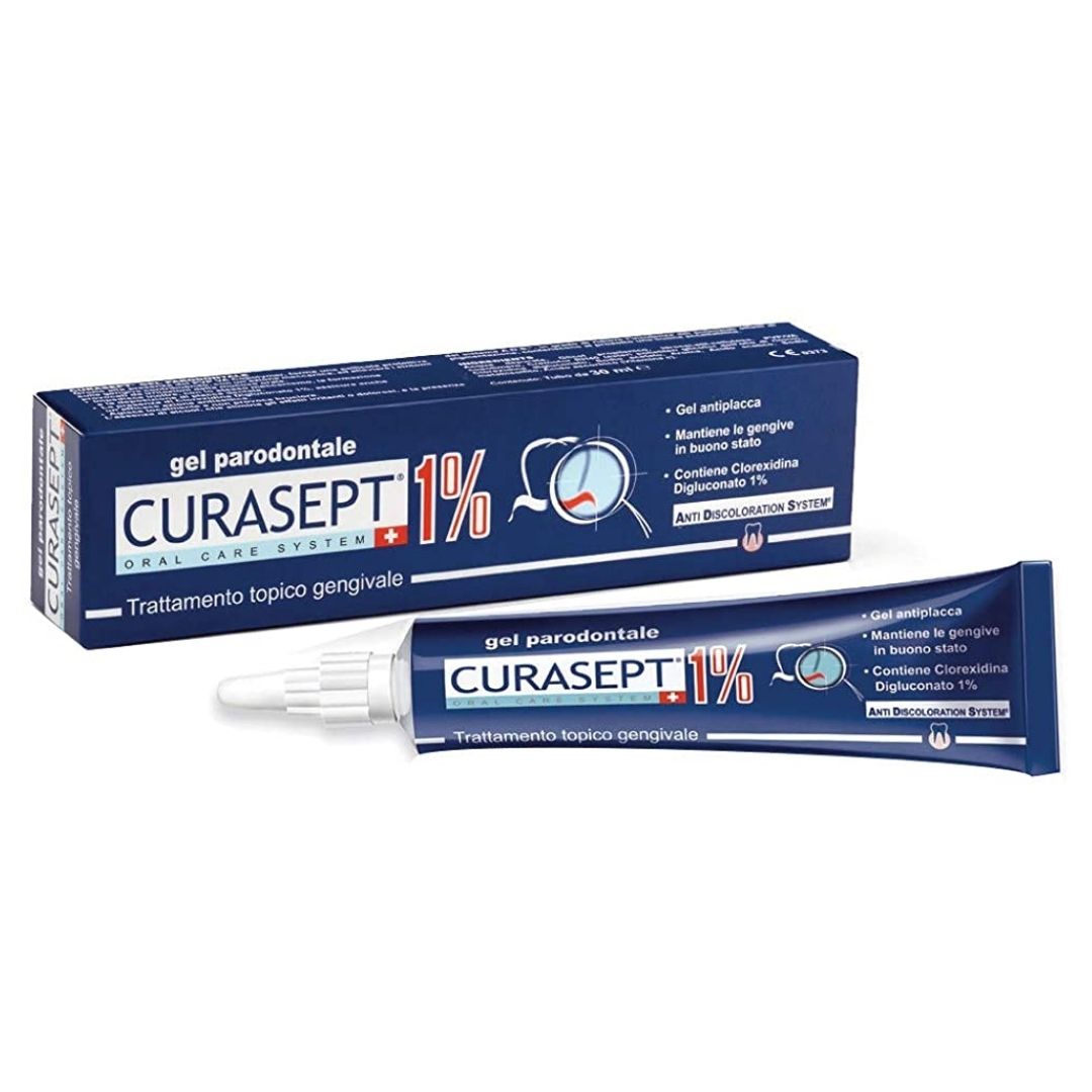 Curasept Gel Parodontale Clorexidina 1% Trattamento Topico Gengivale 30 ml