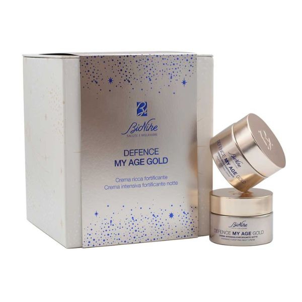 Bionike Kit Defence My Age Gold Crema Viso Ricca 50 ml + Crema Notte 50 ml