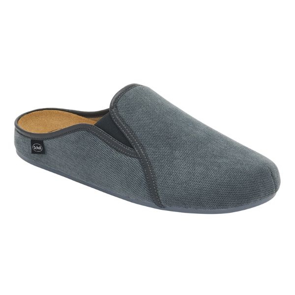 Dr.Scholl Felce Ciabatte da Uomo Grigie 42
