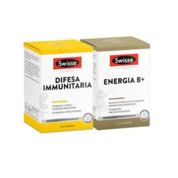 Swisse Integratore Difesa Immunitaria 60 compresse + Energia B 50 compresse