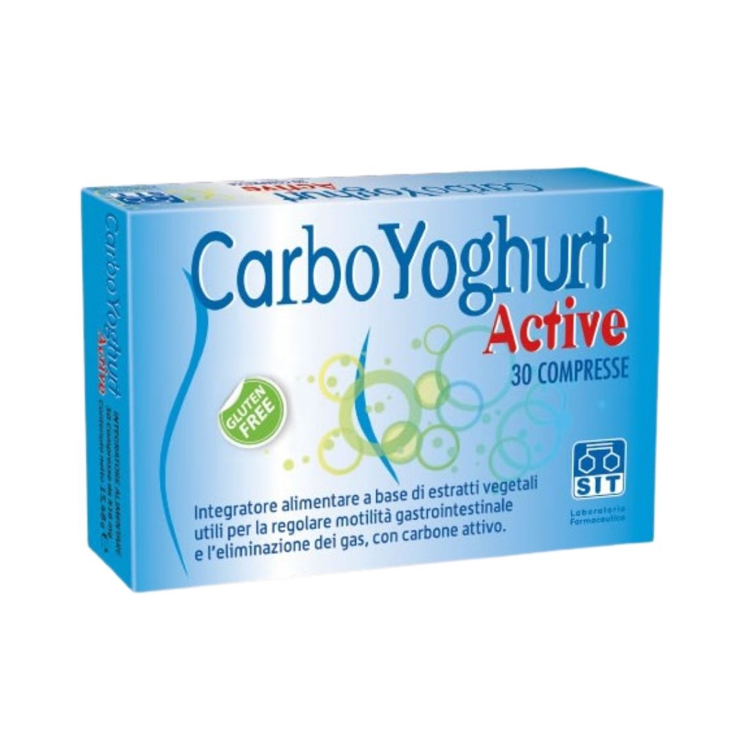 Carboyoghurt Active Integratore per Combattere il Gas 30 Compresse