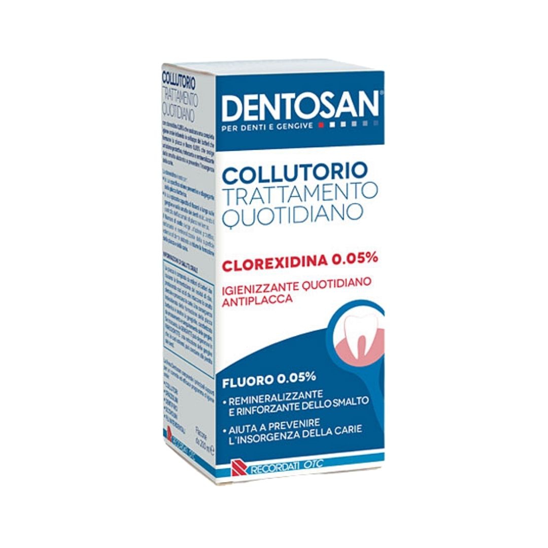 Dentosan Collutorio Trattamento Quotidiano Clorexidina 0,05% Antipalcca 200 ml