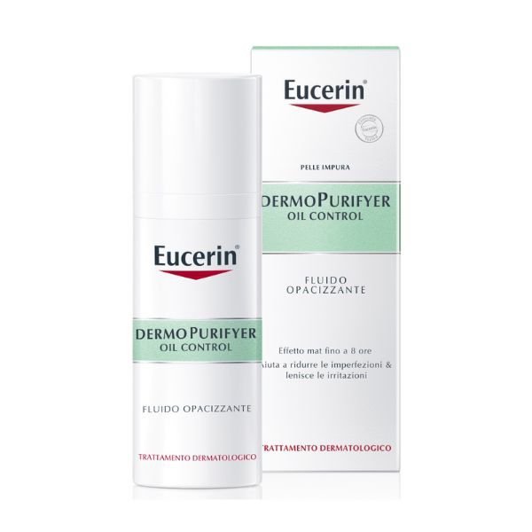 Eucerin DermoPurifyer Oil Control Fluido Opacizzante per Pelle Impura 50 ml