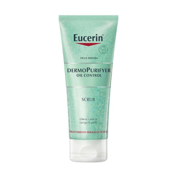 Eucerin DermoPurifyer Oil Control Scrub Viso e Corpo per Pelle Impura 100 ml