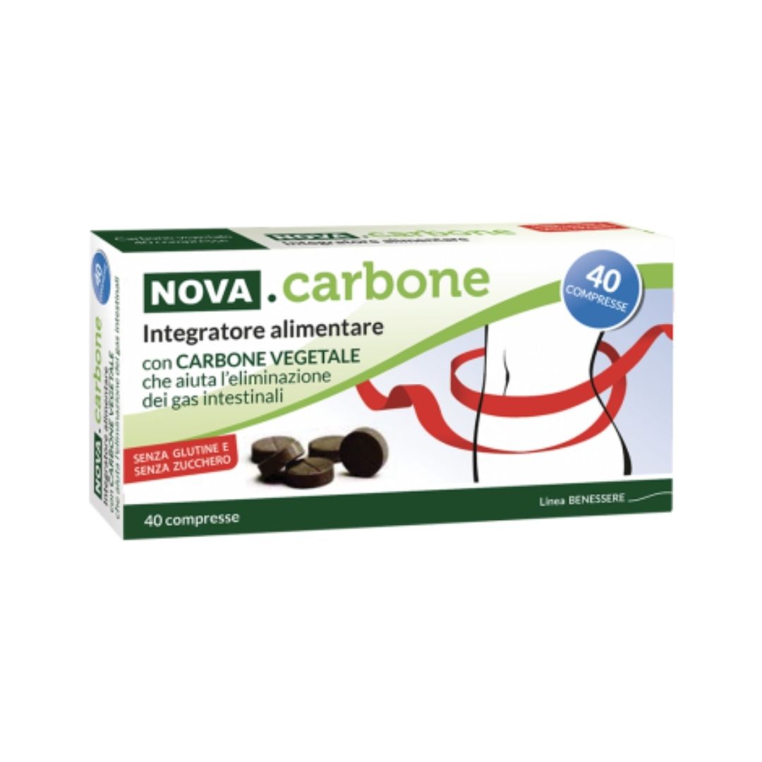 Nova Argentia Nova Carbone Vegetale 40 Compresse