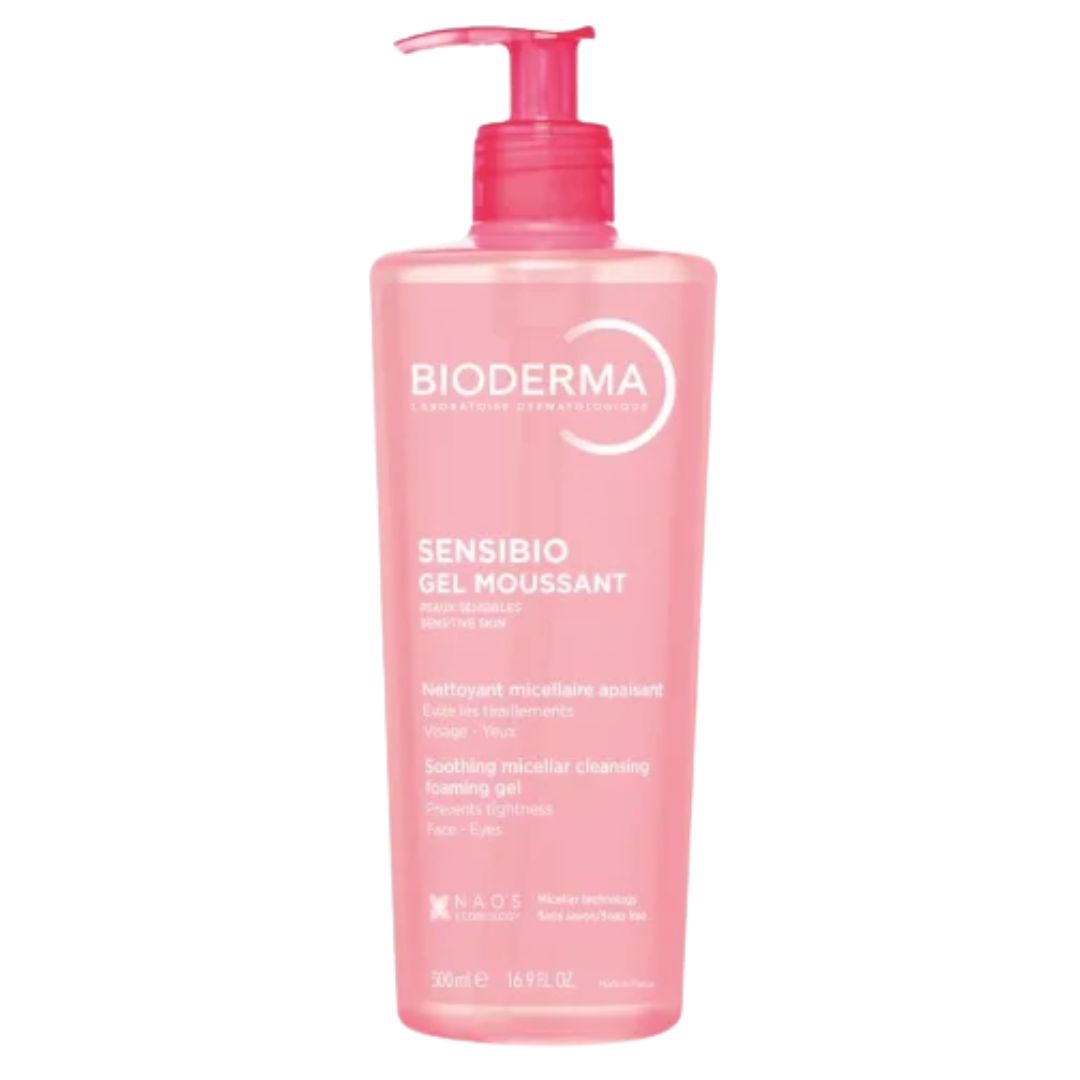 Bioderma Sensibio Gel Moussant Detergente Viso per Pelli Sensibili 500 ml