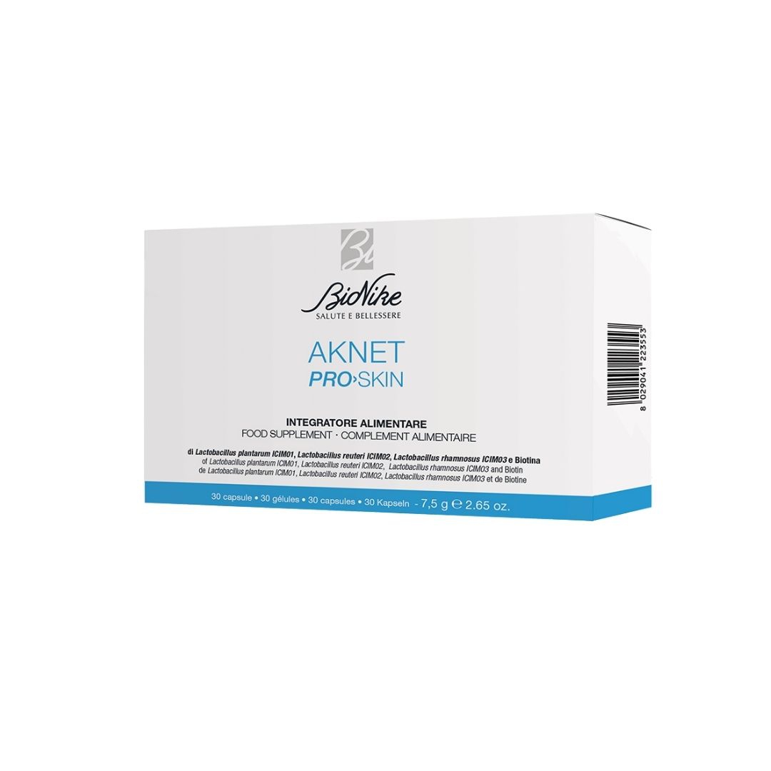 Bionike Aknet Proskin Integratore per la Pelle 30 Capsule