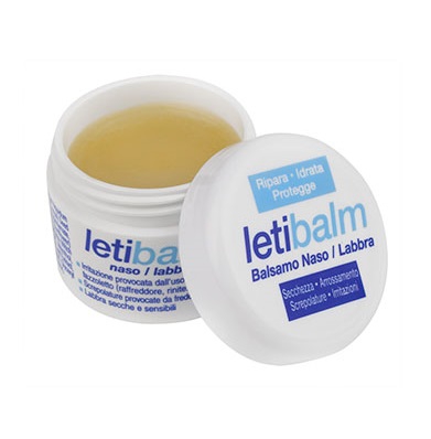 Sella Letibalm Adulti Balsamo Riparatore e Protettivo Naso e Labbra 10 Ml