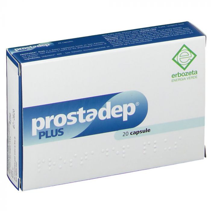 Erbozeta Prostadep Plus Integratore Alimentare 20 Capsule