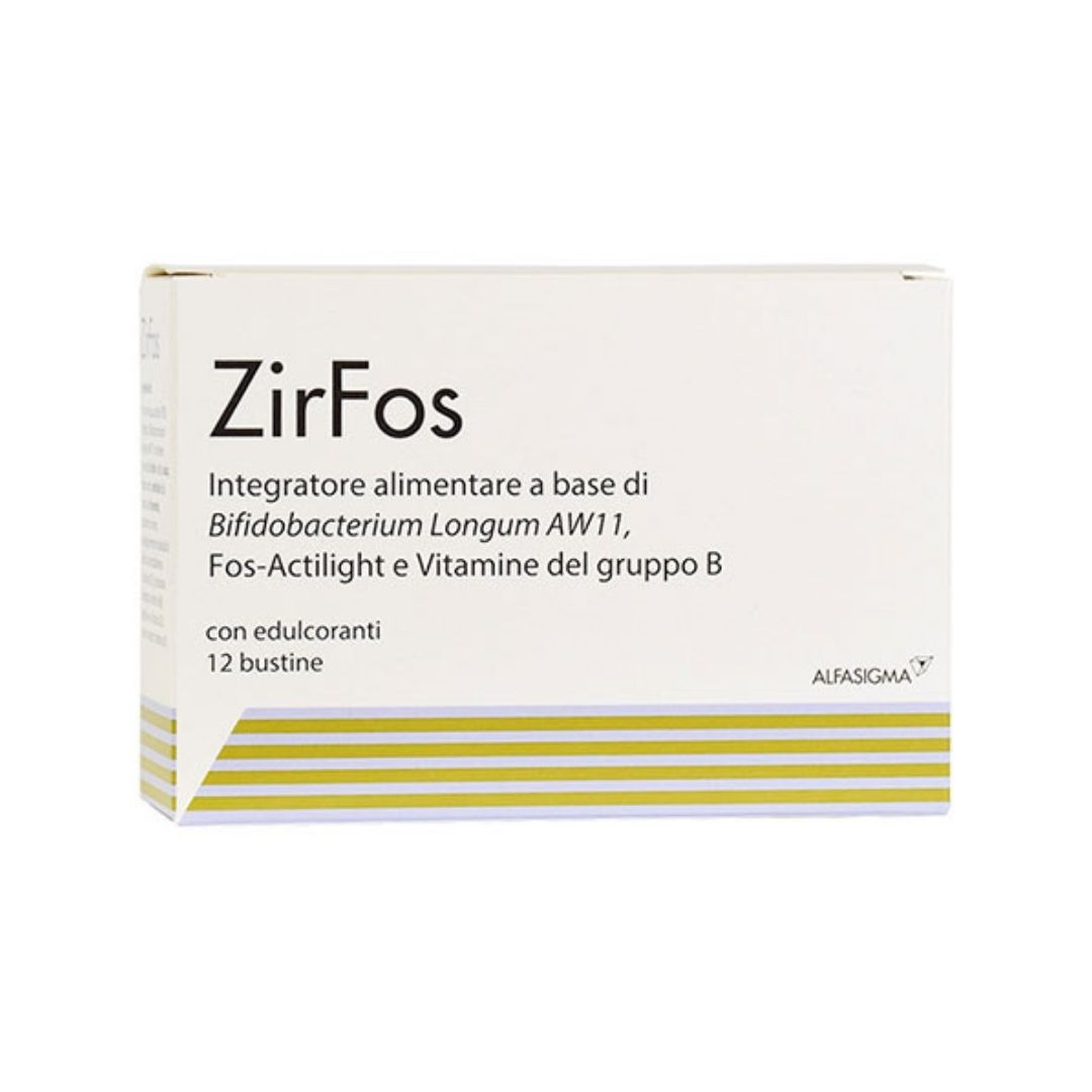 Zir Fos Integratore Alimentare per la Flora Batterica Intestinale 12 Bustine