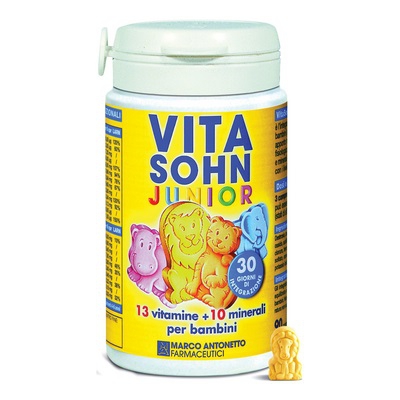 Vitasohn Junior Intergratore Vitaminico Minerale per Bambini 90 Compresse
