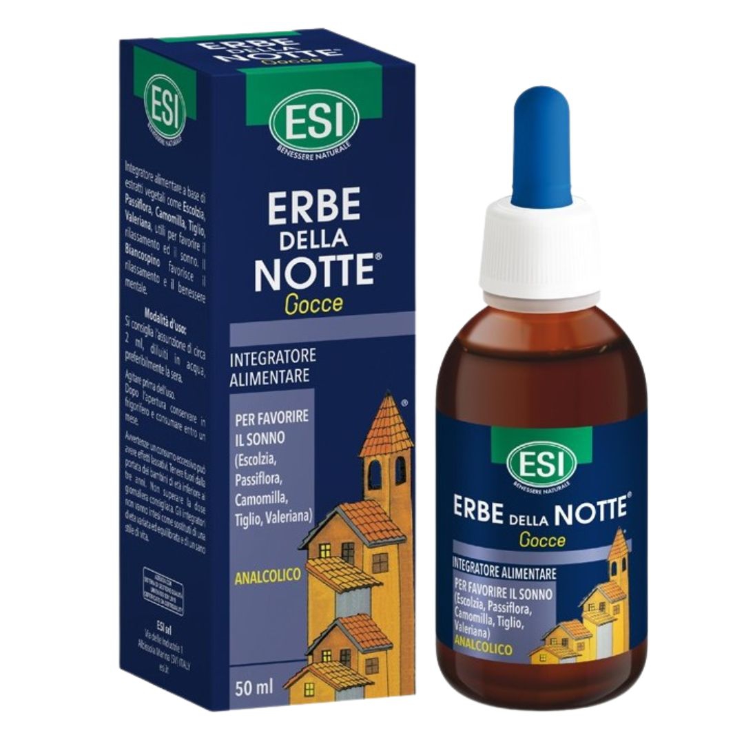 Esi Erbe della Notte Integratore in Gocce per Favorire il Sonno 50 ml