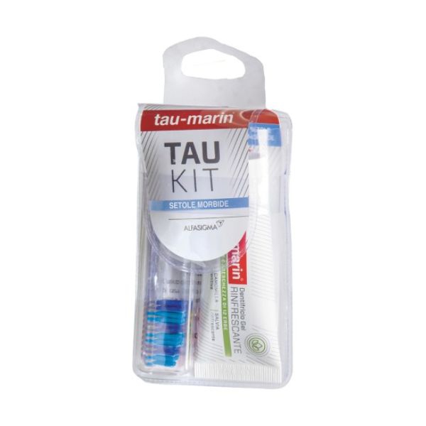 Tau Marin Tau Kit da Viaggio Spazzolino e Dentifricio