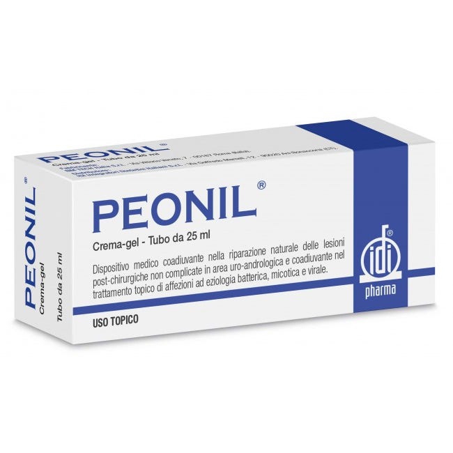 Peonil Crema Gel Per Riparazione delle Lesioni Post-Chirurgiche e per Infezioni Batteriche 25 ml