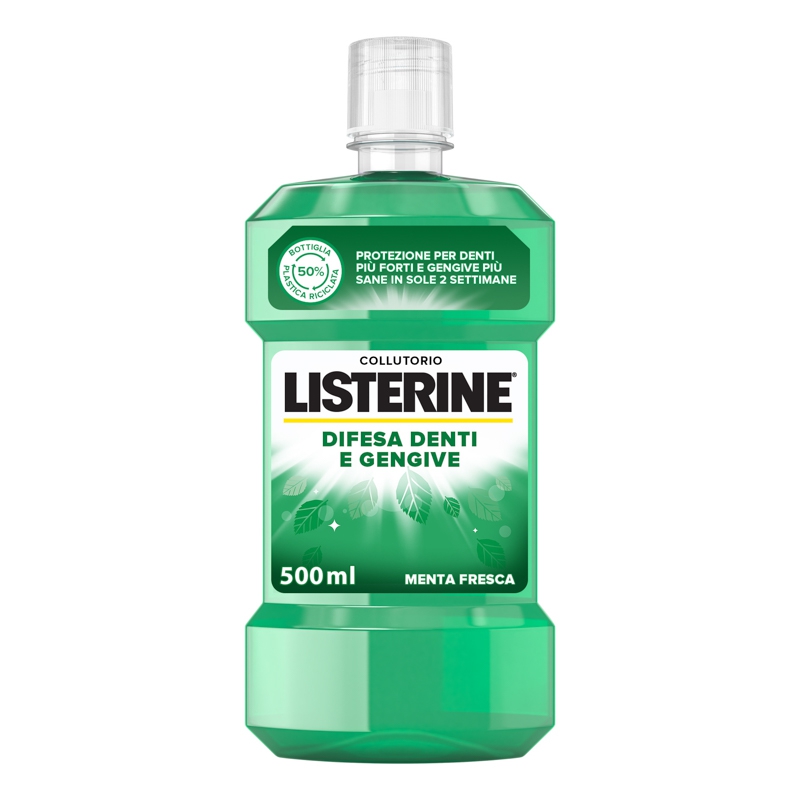 Listerine Difesa Denti e Gengive Gusto Menta Fresca Collutorio 500 ml