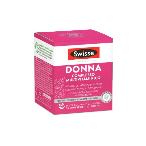 Swisse Donna Complesso Multivitaminico Integratore Alimentare 30 Compresse
