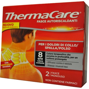 Fascia Autoriscaldante A Calore Terapeutico Thermacare Collo 2 Pezzi Promo
