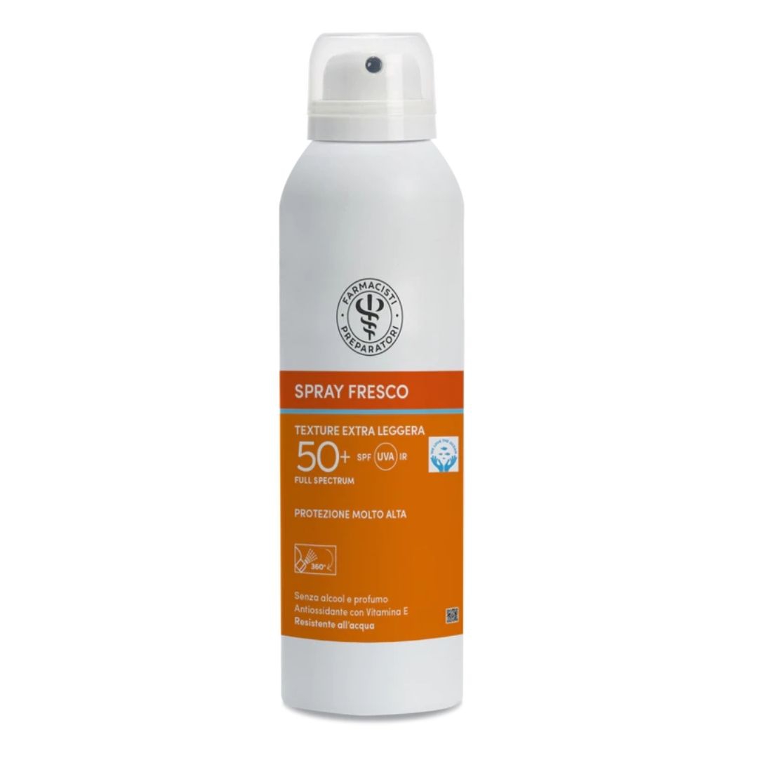 Unifarco Spray Fresco Spf 50  Texture Extra Leggera Protezione Molto Alta 200 ml