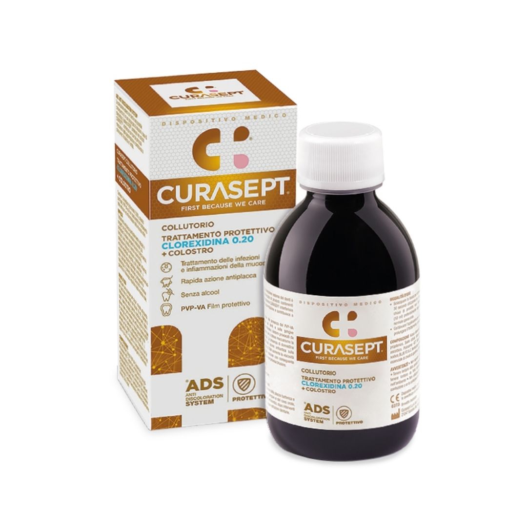 Curasept Collutorio Trattamento Protettivo Clorexidina 0,20 200 ml