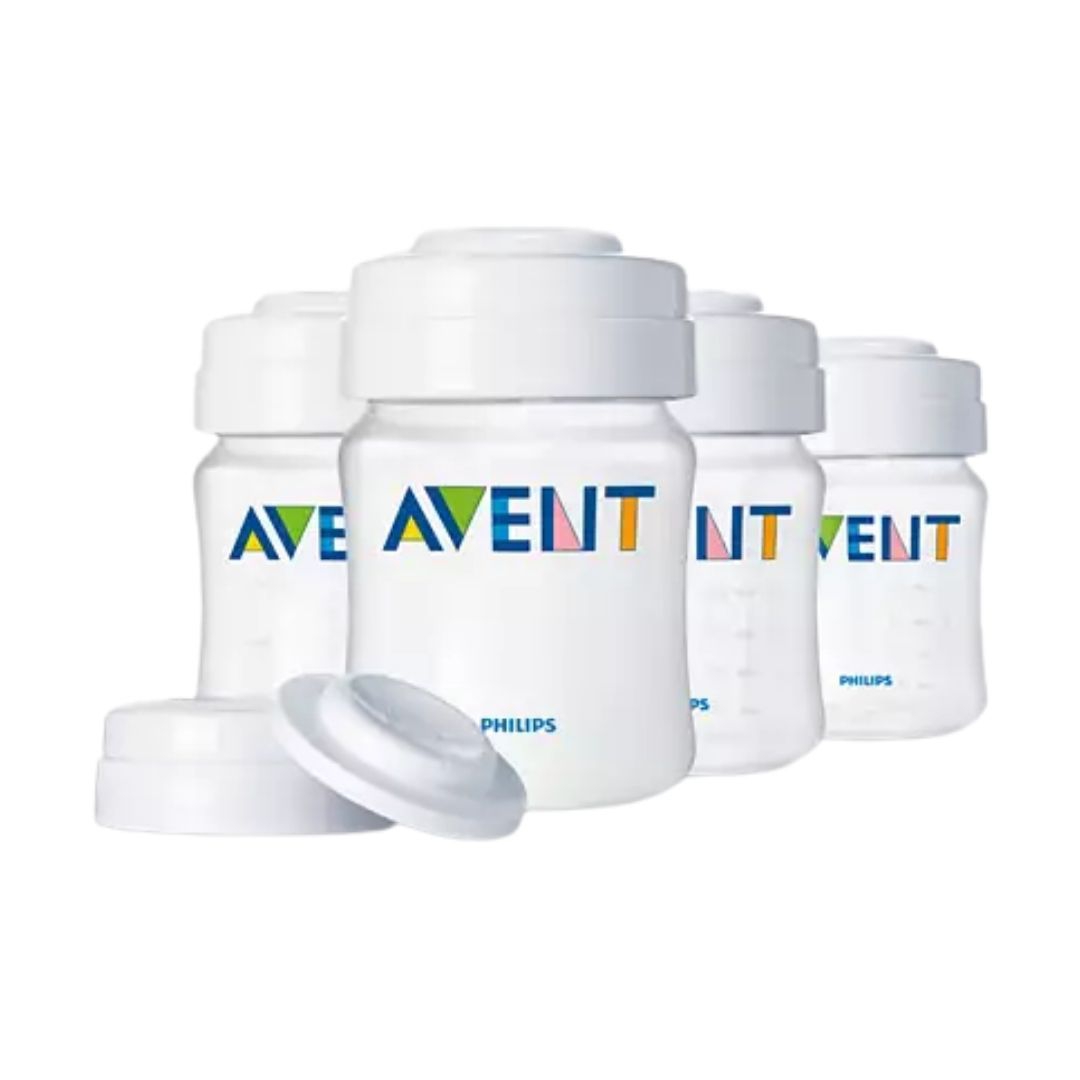 Avent Vasetti per Conservare il Latte Materno 4 Pezzi