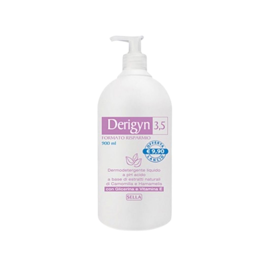 Derigyn 3,5 Detergente Intimo A PH Acido Con Camomilla E Hamamelis 900ml