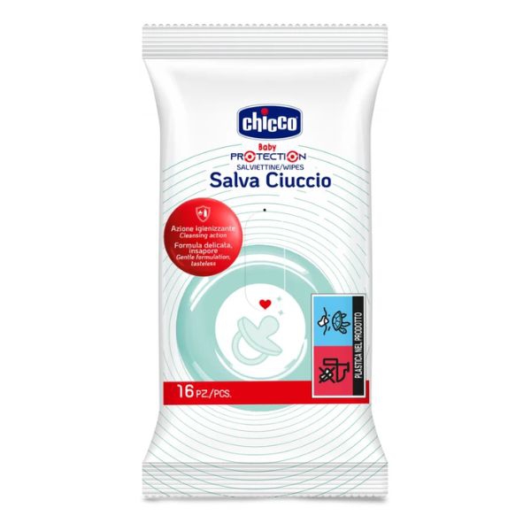 Chicco Salviette Pulisci Ciuccio 16 Pezzi