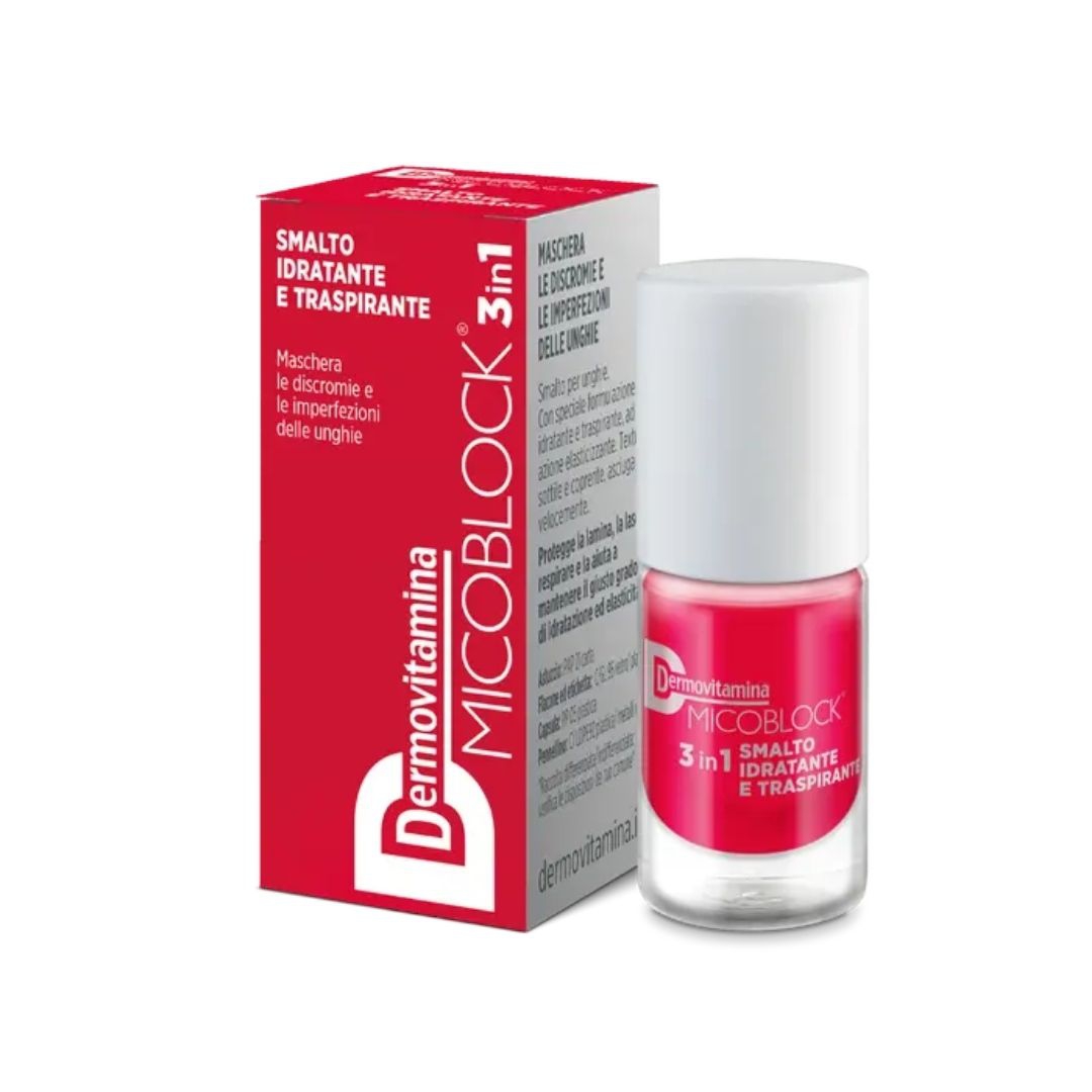 Dermovitamina Micoblock 3 In 1 Smalto Rosso 5ml