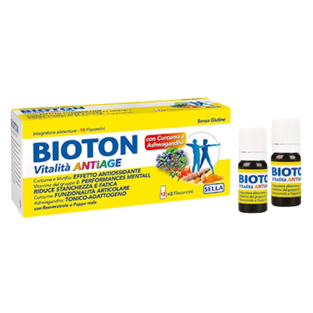 Bioton Vitalita' Anti-age Integratore Alimentare 14 Flaconcini