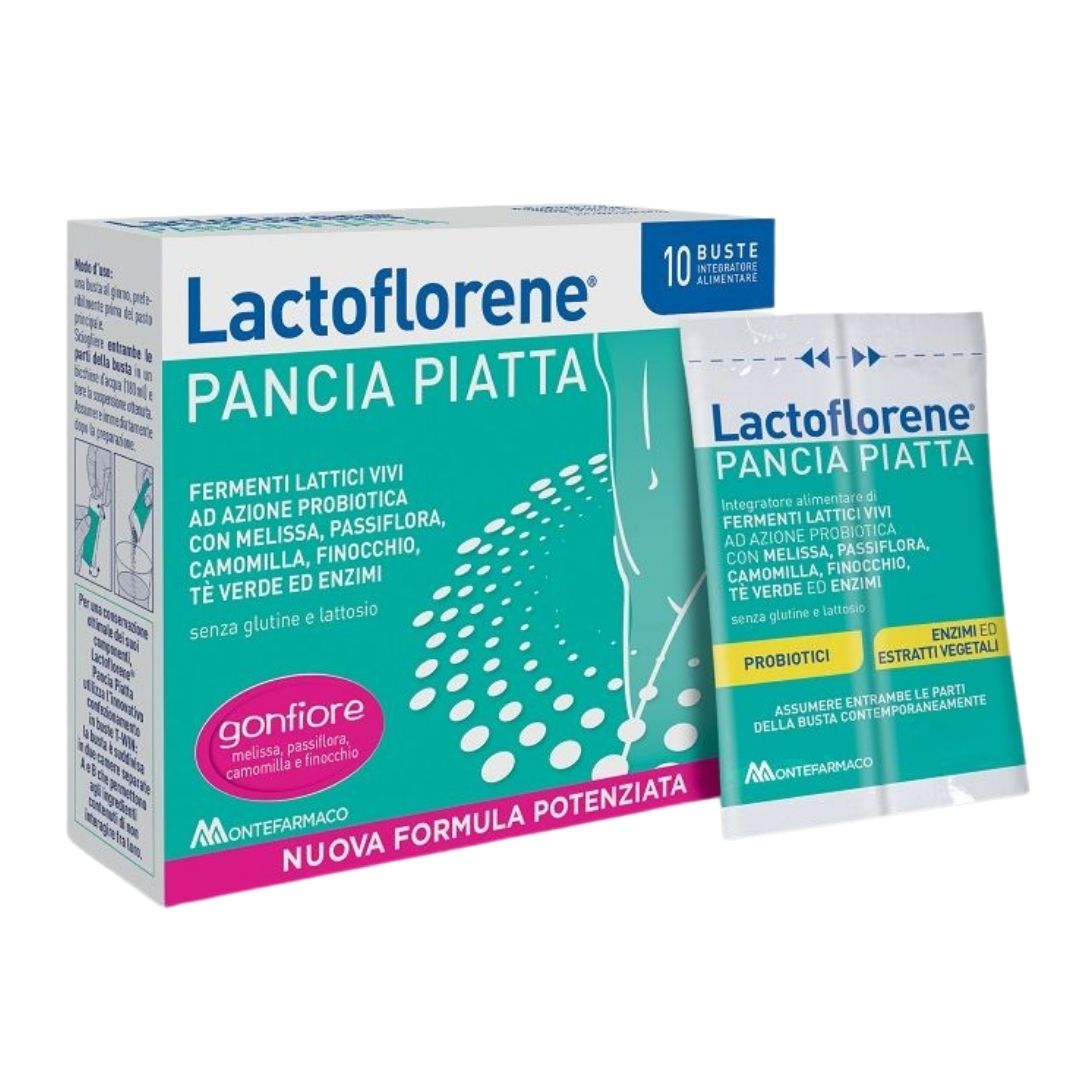 Lactoflorene Pancia Piatta Integratore di Fermenti Lattici Vivi 10 buste