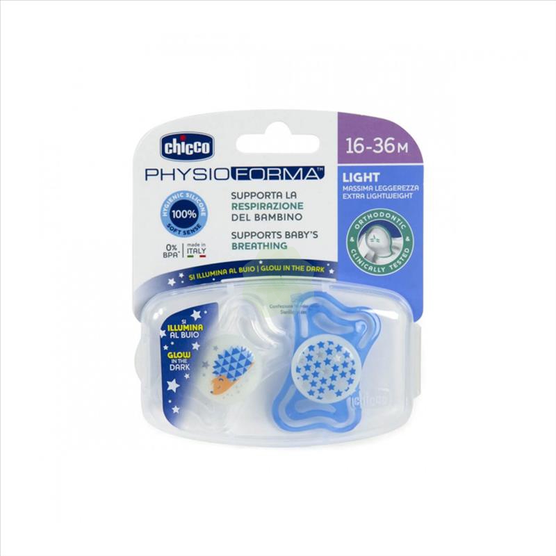 Chicco Physio Forma Light Succhietto in Silicone 16-36 Mesi 2 Pezzi