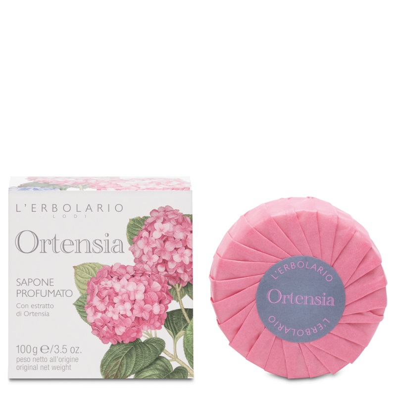 L erbolario Ortensia Sapone Profumato Delicato 100 g