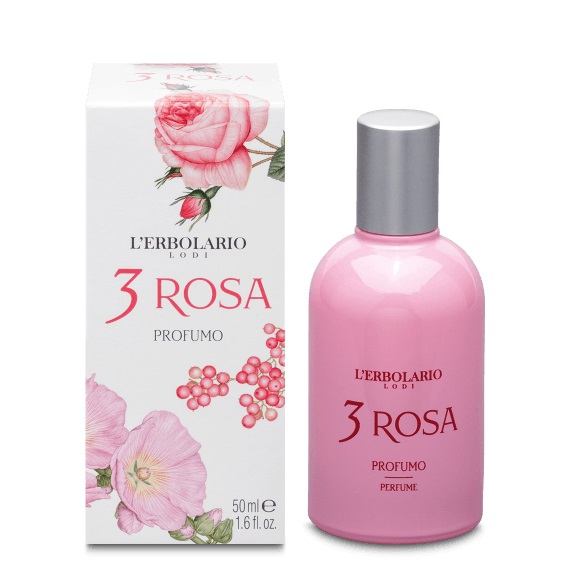 L erbolario 3 Rosa Profumo Donna 50 ml