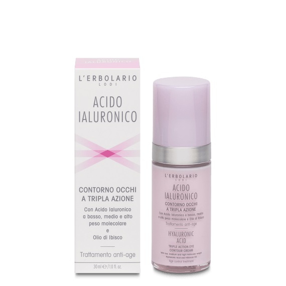 L'erbolario Acido Ialuronico Contorno Occhi Tripla Azione 30 ml