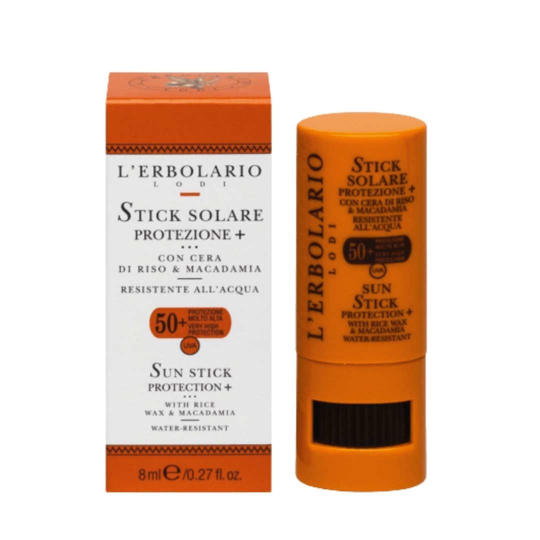 L'erbolario Stick Solare Viso Protezione Molto Alta Viso Decollet Spf50+ 8ml