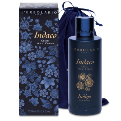 L'erbolario Indaco Crema Corpo con Sacchetto in Velluto 200 ml