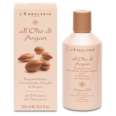 L'erbolario Olio di Argan Bagnoschiuma Detergente Delicato 250 ml