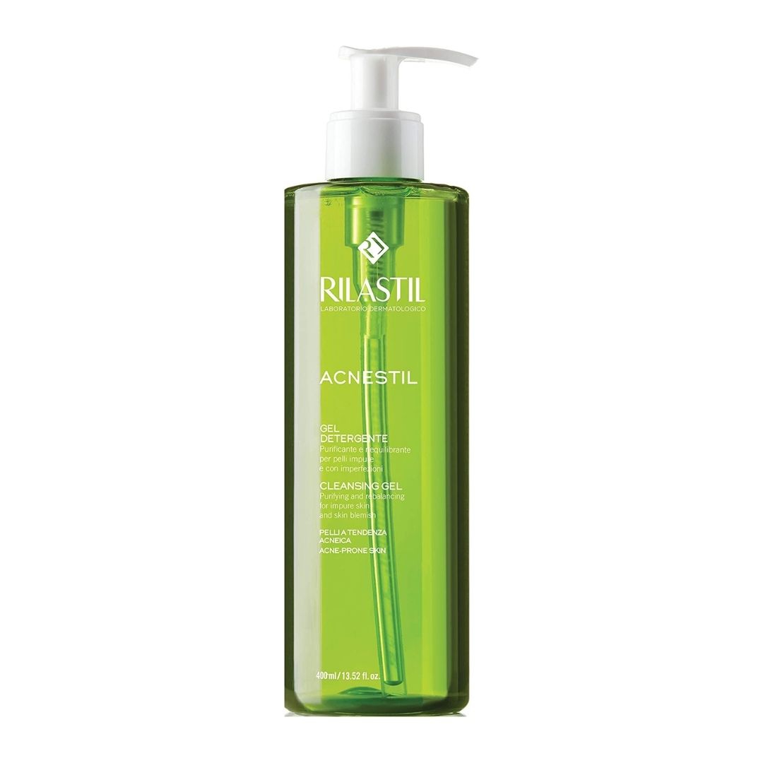 Rilastil Acnestil Gel Detergente Viso per Pelle Grassa e Impura 400 ml