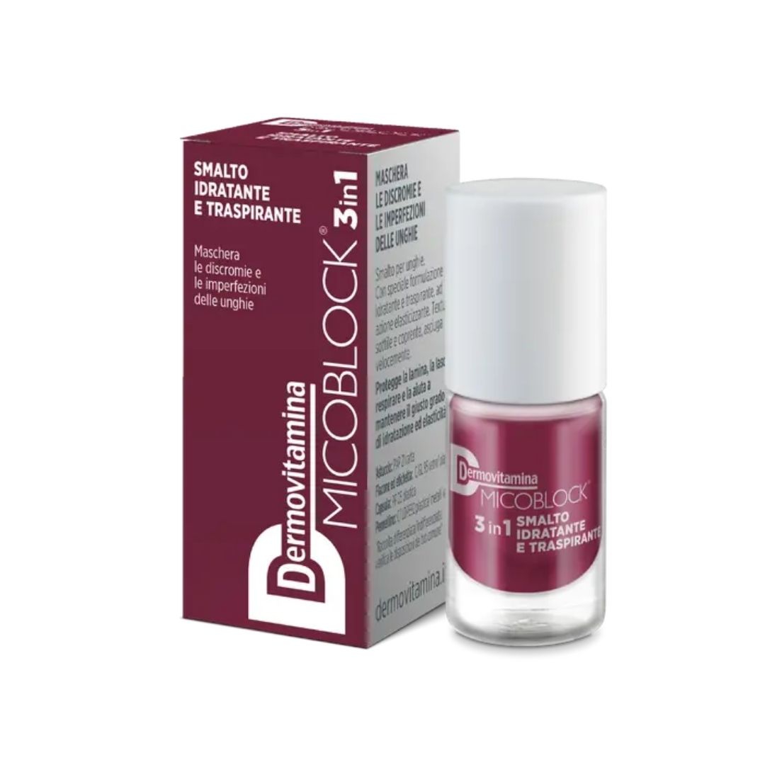 Dermovitamina Micoblock 3 In 1 Smalto Bordeaux 5ml