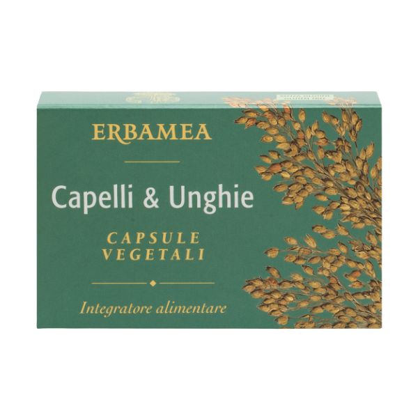 Erbamea Capelli & Unghie Integratore Alimentare 24 Capsule Vegetali