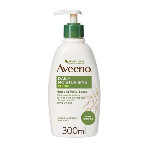 Aveeno Crema Idratante Corpo per Pelle Secca e Sensibile 300 ml