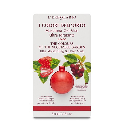 L erbolario I Colori Dell orto Rosso Maschera Gel Viso Ultra Idratante 8 ml