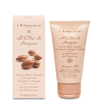 L'erbolario all'Olio di Argan Crema Mani Antiet Nutrimento e Protezione 75 ml